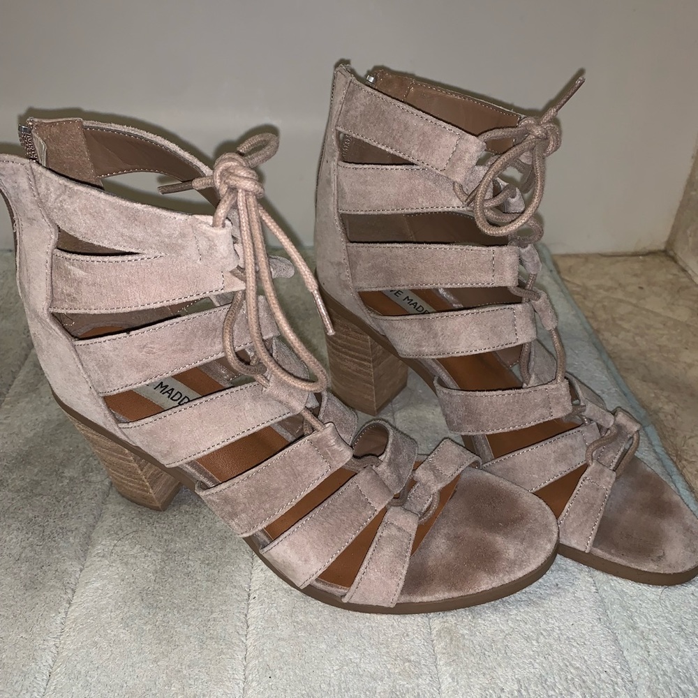 Steve Madden lace up heels